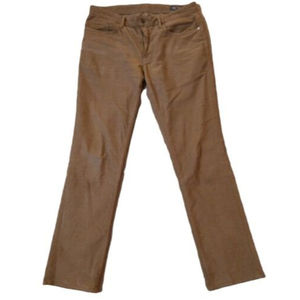 BONOBOS Men's 35 x 32 Slim Fit Corduroy Pants Straight Leg Slacks Khaki Tan EUC